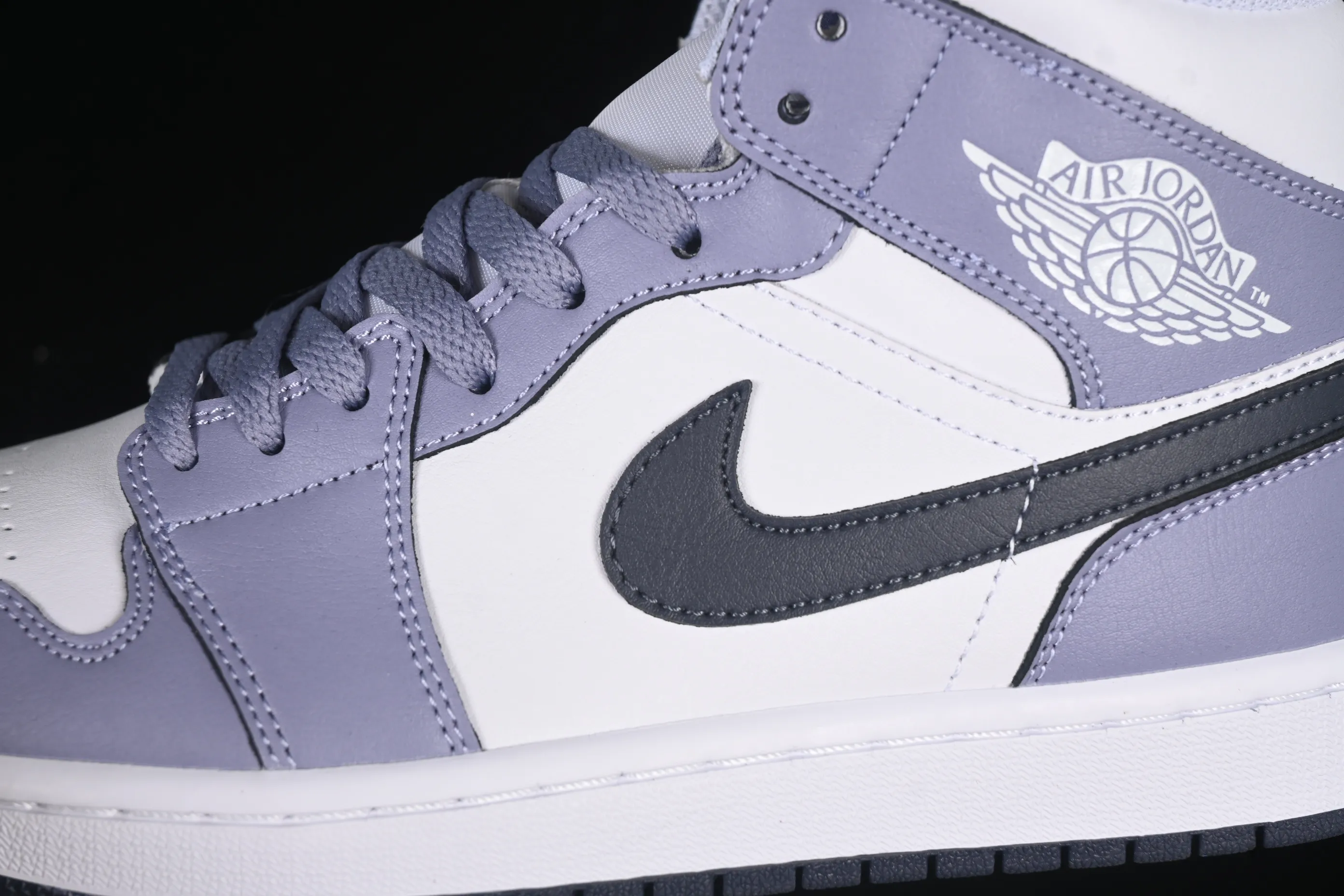 All categories Air Jordan Jordan series basketball shoes Air Jordan 1 Mid Air Jordan 1 Mid AJ1 Joe 1 haze purple mid-top cultural and casual sneakers DQ8426-145